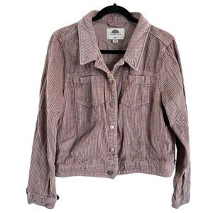 1 Sunset Lane Dusty Rose Corduroy Jacket
